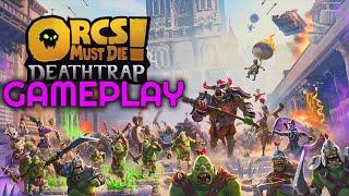 Orcs Must Die! Deathtrap Gameplay (PC)