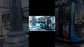 Moscow bus near metro "Khovrino" #2024 #moscow #bus #russia