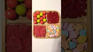 ASMR| Fill a plate with sweets️#asmr#satisfying#short#candy#restock#platter#shortvideo