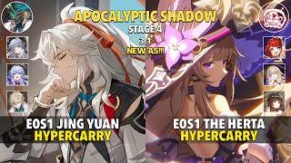 NEW APOC 4 - E0S1 Jing Yuan & E0S1 The Herta - Apocalyptic Shadow 4 - Honkai: Star Rail 3.1