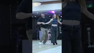 Sean and Alyssa Granville demoing their improv dance at Groovetopia. #westcoastswing #dance