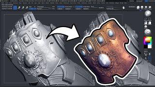 Hard Surface Polypainting in Zbrush