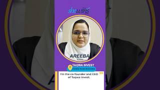 Areeba Khan │ Taqwa Invest │ United Arab Emirates │ She Wins Arabia