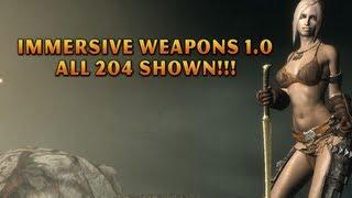 Skyrim Mod of the Day - Episode 134: All Immersive Weapons Shown!