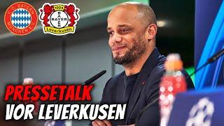 LIVE  Davies & Kompany im Pressetalk vor FC Bayern - Bayer Leverkusen | Champions League