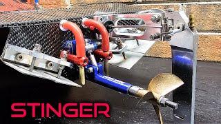 Oxi-drive Ball Bearing Stinger Upgrade & Full Install Oxidean Marine Dominator