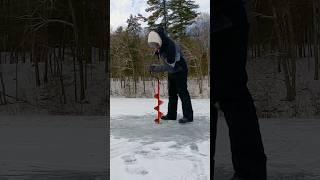Small Lure = BIG Fish through the Ice #shorts #fishing
