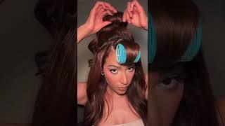 Kim K Inspired Hair Tutorial #kimkardashian #hairstyle #hairtutorials #hairstyles #easyhairstyles