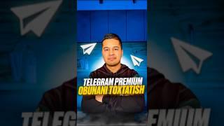 Telegram premiumni o’chirish