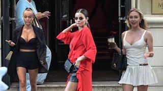 How do Attractive Russian Girls Live in Moscow in Summer Right Now? Street Life of People.