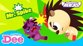 Mr. Spike Hedgehog | Help! Animal Heroes!  | Dragon Dee Songs for Children