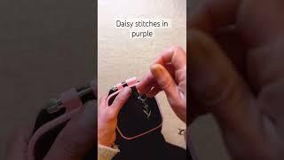 Upcycling a thrifted cashmere sweater with embroidered lavender #upcycling #embroidery #crafts #diy