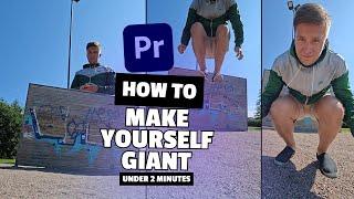 How I Made Myself Jumping GIANT in Premiere Pro in 2024