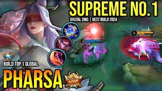 PHARSA BEST BUILD 2024 | BUILD TOP GLOBAL PHARSA GAMEPLAY | MOBILE LEGENDS