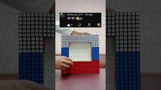 Let’s make Russia  | Comment the next FLAG | #shorts #rubikscube #russia