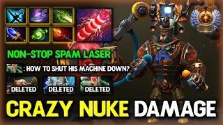 CRAZY NUKE DAMAGE MID Tinker LVL5 Dagon + Ethereal Blade Build Non-stop Spam Laser | 7.37d DotA 2