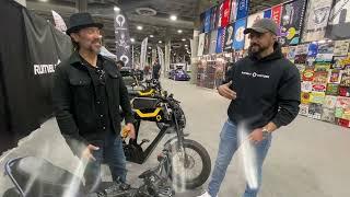 Rumble Motors Apex Ebike  RJ interview at the LA auto show part I