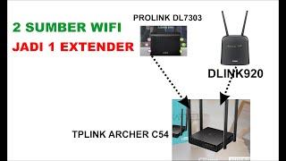 extender wifi cara seting 2 isp ke 1 extnder wifi @MUNIRTV