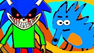 СОНИК.EXE СТАЛ БАЛДИ + УГАРНЫЙ СИНИК.EXE ! 3 ИГРЫ СРАЗУ !