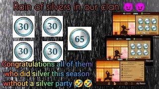 Unplanned silver party in our clan || Congratulations all clan members ||