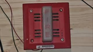 Faraday FOS 6120 Horn Strobe Fire Alarm Test