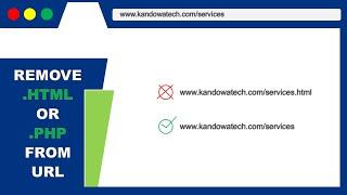 How to Remove the Page File Extension From the URL || Remove HTML/ PHP Extension from URL in 2023
