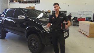 Behind the scenes at Ultimate 4wd - The Back to the future Hilux