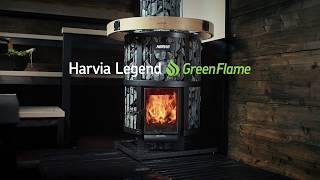 Harvia Legend GreenFlame woodburning sauna stove