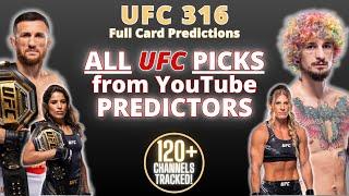 Overview of ALL PREDICTIONS for UFC 316 Dvalishvili vs O'Malley