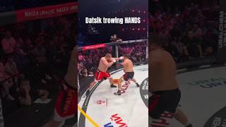 Vyacheslav Datsik throws hands with Kazakh heavyweight