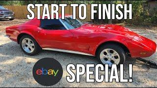 From Zero to Hero: 1973 Corvette eBay COMPLETE Revival Journey Start to Finish