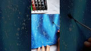 Easy northern light painting in alhamdulillah. #vairalvideo #art #painting#caligraphy#alhamdulillah