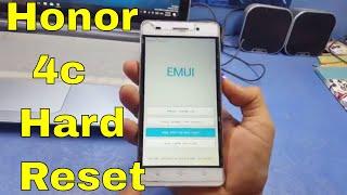 Hard Reset Huawei Honor 4C  Pattern Unlock Trick 