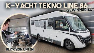 Mobilvetta K-Yacht Tekno Line 86: Alle Besonderheiten und Blick von unten! (inkl. Gewinnspiel)