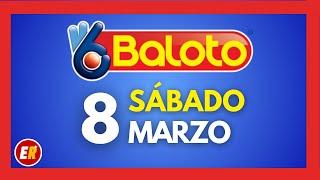 Resultado BALOTO REVANCHA sábado 8 de MARZO de 2025 