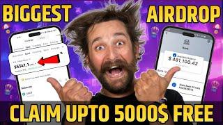 Get Free 5000$ Instant | Biggest Crypto Airdrop Of 2025 | New Crypto Airdrop 2025 | Free Airdrop