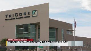 TriCore expands capacity to 2,700 Coronavirus tests per day