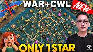 TH17 ANTI 3 STAR BASE | TH17 CWL/WAR BASE LINK 2025 | TH17 BEST WAR AND CWL BASE LINK 2025