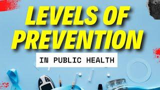 4 Levels of Prevention of Disease Explained - Animated Public Health Lecture Series