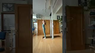 Authentic Pilates Tendon Stretch on the Gratz Guillotine