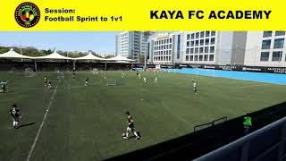 Kaya FC Academy Training Session: Football Sprint to 1v1