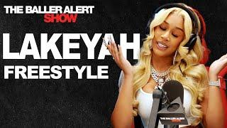 Lakeyah The Female Goat Owns the Mic!   #TheBallerAlertShow Freestyle