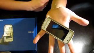 Обзор Nokia 5230 white chrome [HD]