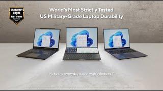 World’s Most Strictly Tested U.S. Military-Grade Laptop Durability | ASUS Vivobook  & Zenbook Laptop