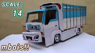 UPGRADE MINIATUR TRUCK AXCELYA DARI KARDUS || HANDMADE