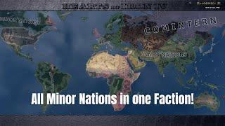 All Minor Nations in One Faction - Hoi4 Timelapse