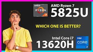 AMD Ryzen 7 5825U vs INTEL Core i7 13620H Technical Comparison