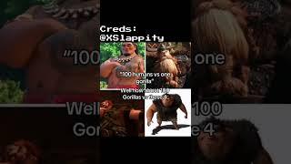 100 Gorilla Vs Grug & Friends?
