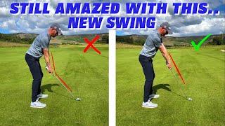 MIND STILL BLOWN New Golf Swing produces PERFECTLY STRAIGHT SHOTS