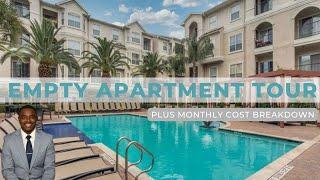 EMPTY APARTMENT TOUR + MONTHLY COST BREAKDOWN! | HOUSTON, TEXAS